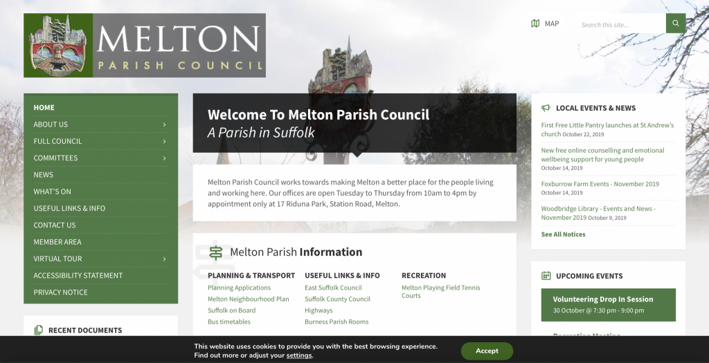 Melton Parish Council Website