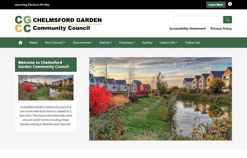 Chelmsford Garden Community Website